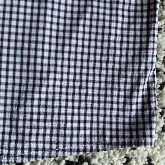 Travis Mathew Golf Shirt Short Sleeve Button Down Lightweight Stretch Plaid XL - Picture 10 of 13